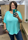 New Beginnings Mineral Washed Top ALL SALES FINAL