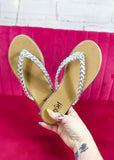 Corkys Pigtail Sandal - Silver