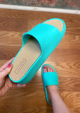 Corkys Popsicle Platform Sandal - Aqua