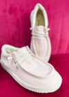 Samantha Boat Shoe - Light Pink - ALL SALES FINAL -