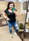 Shine So Bright Waffle Knit Top ALL SALES FINAL