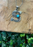 Siena Stamped Initial Necklace