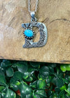 Siena Stamped Initial Necklace