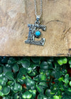 Siena Stamped Initial Necklace