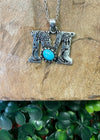 Siena Stamped Initial Necklace