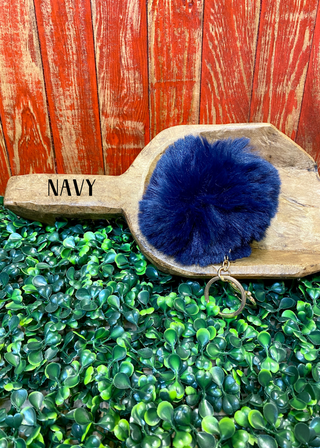 Kailey Faux Fur Pom Keychain