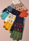 Aztec Print Smart Touch Gloves