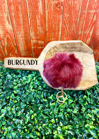 Kailey Faux Fur Pom Keychain