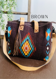 American Darling Tassel & Saddle Blanket Tote